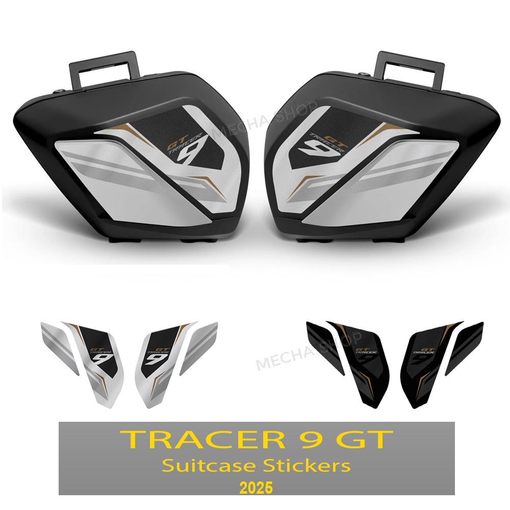 Tech Protect Accessories - トレーサー 9GT テックブラックオートバイアクセサリーデカールスーツケースステッカートレーサー 9 GT 2025