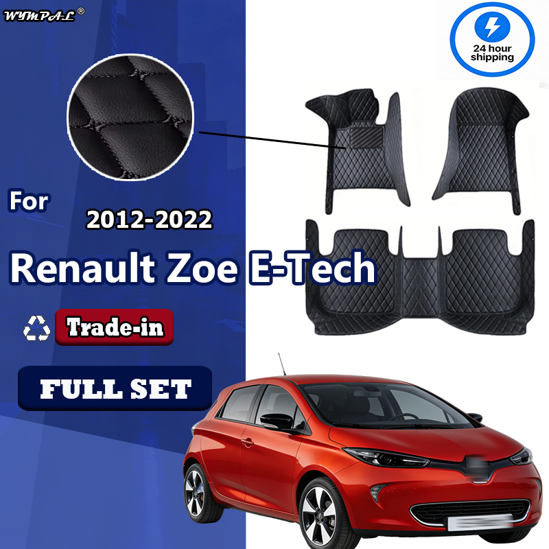 Tech Acc - 高級革車のフロアマットルノーゾーイ E-テック電気 2012 〜 2022 5