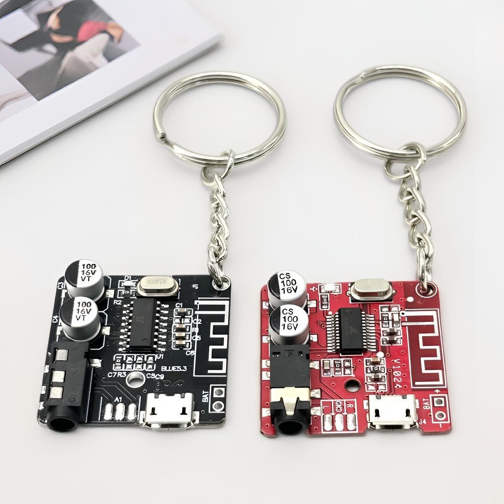 Tech Accessories Key - サイバーパンクスタイル回路基板キーホルダーレトロテック美学PCBと金属キーチェーン面白いバッグアクセサリーペンダントチャーム卸売