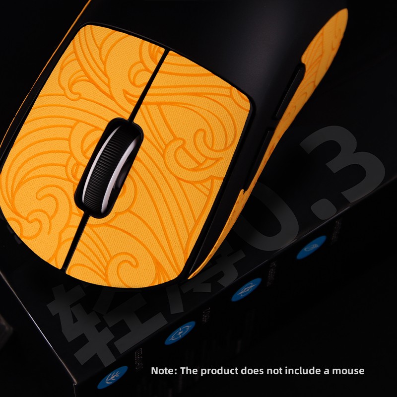 Tech Acc - Esports Tiger ゲーミングマウスグリップテープ マウススキンサイドステッカー 耐汗性 Logitech