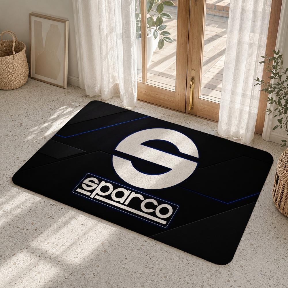Tech Acc - ファッションサインテックデザイン S-Sparco フロアマット 滑り止めフットラグ 玄関廊下用 キッチンラグ