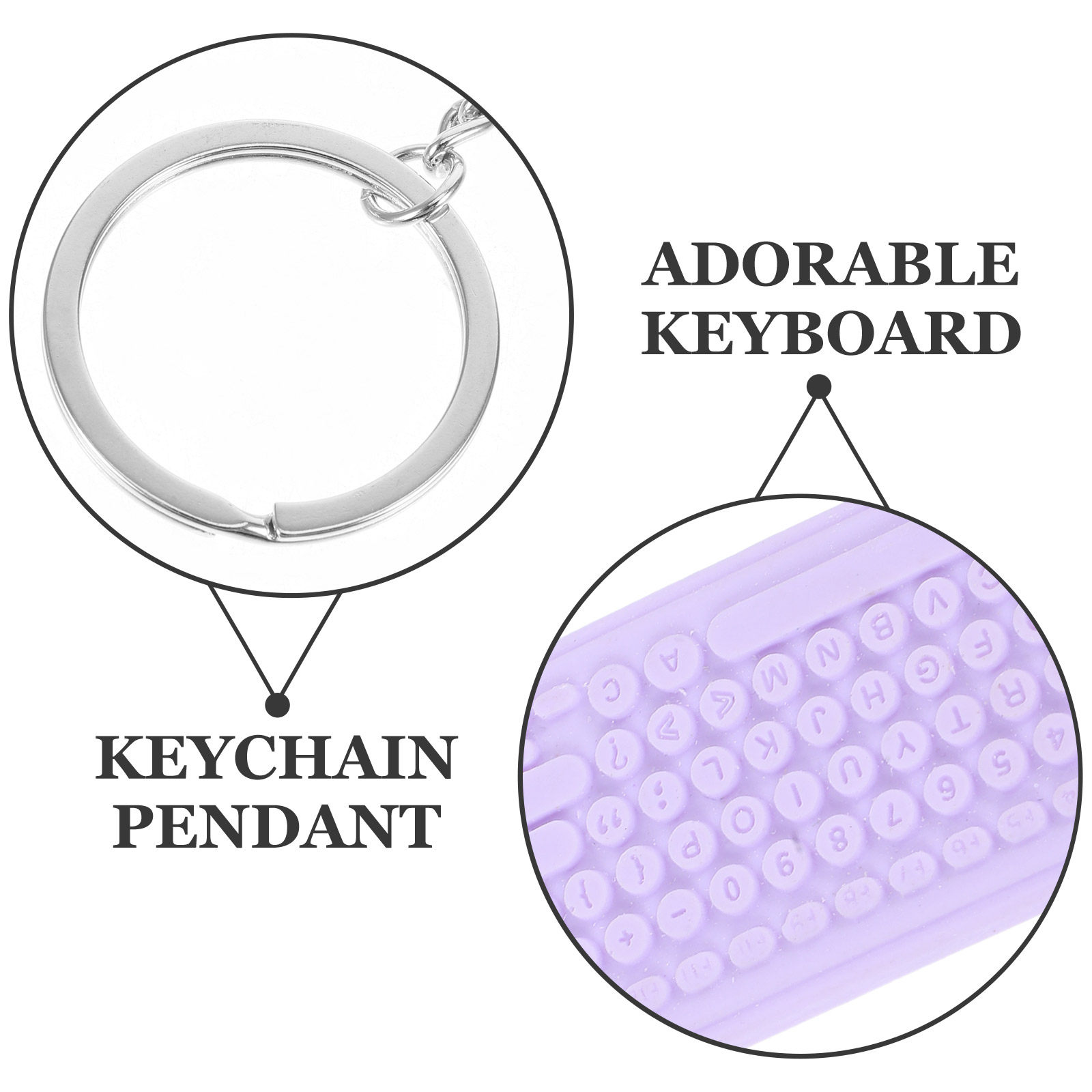 ミニキーボードマウスキーチェーン かわいいテックアクセサリー - Tech Accessories Key のレビューと価格