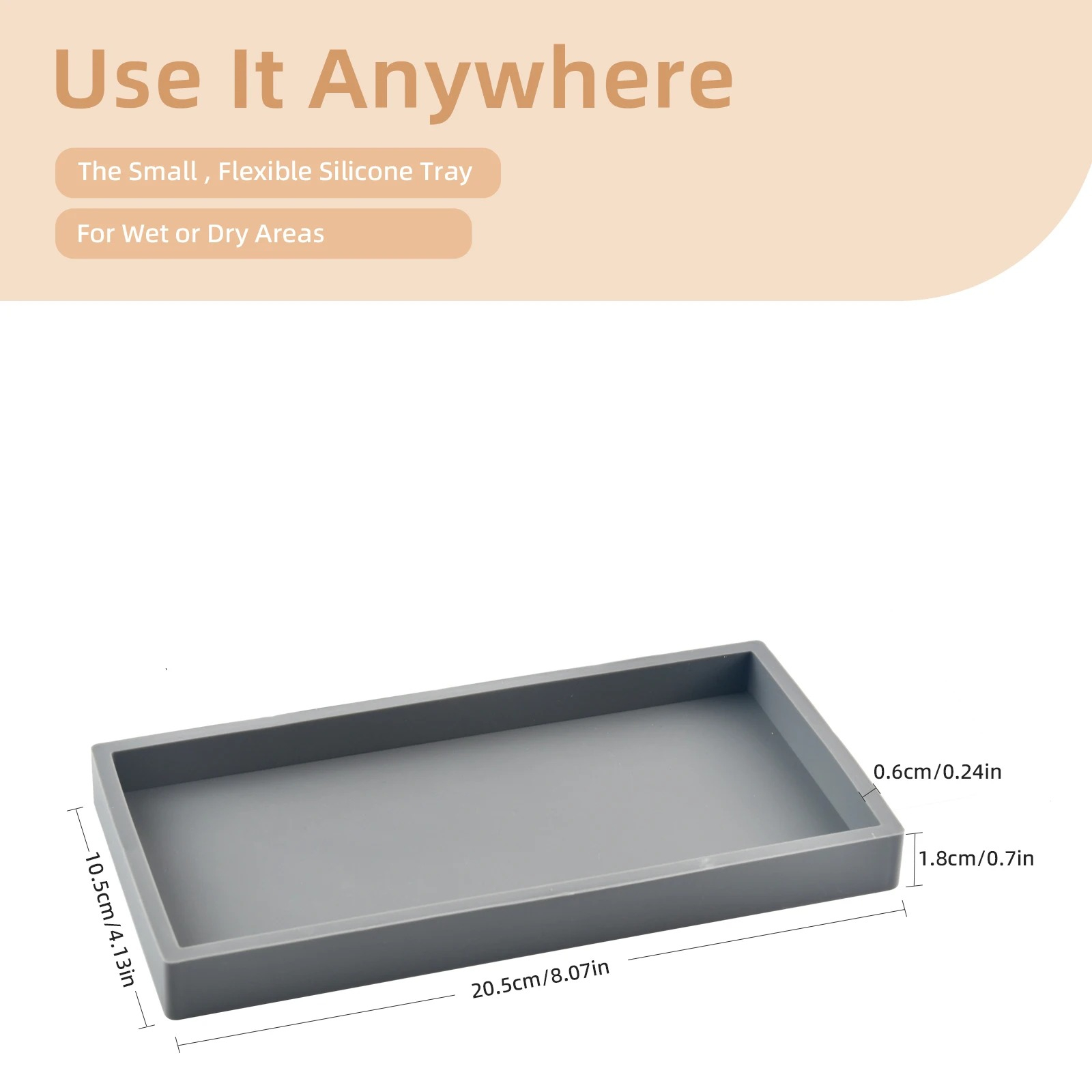 多目的シリコンデスクトレイ、文房具、化粧品、小物、オーガナイ - Tech Accessories For Office Desk のレビューと価格