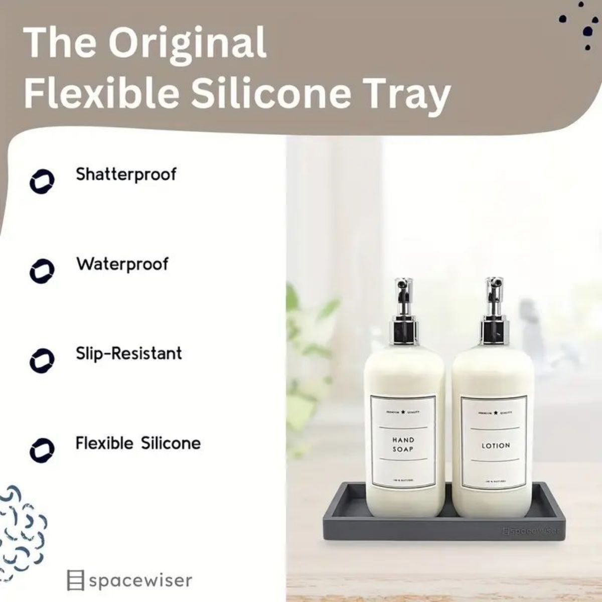 多目的シリコンデスクトレイ、文房具、化粧品、小物、オーガナイ - Tech Accessories For Office Desk のレビューと価格