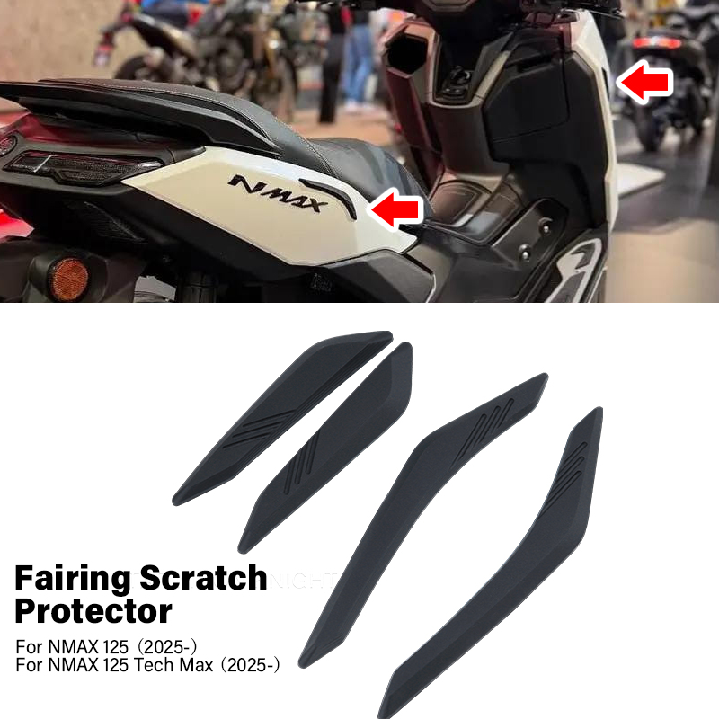 サイドフェアリングスクラッチプロテクターヤマハ N-MAX  - Tech Protect Accessories のレビューと価格