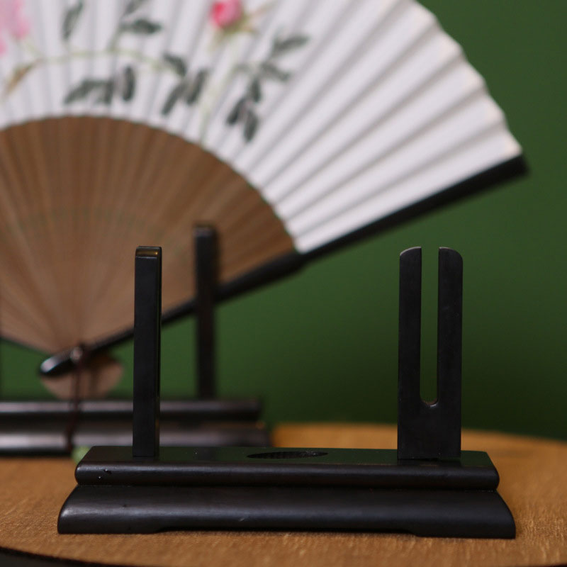 ヴィンテージアートスタイル扇子スタンドディスプレイベースホル - Tech Accessories For Office Desk のレビューと価格