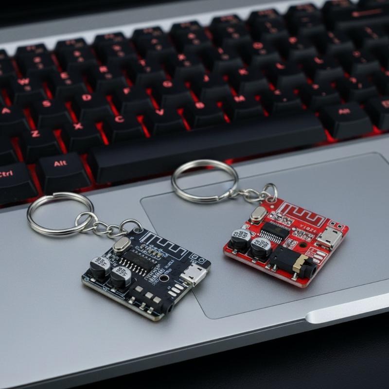 回路基板キーホルダー ミニマリスト レトロ PCB メタルキ - Tech Accessories Key のレビューと価格
